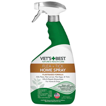 Vet's Best Flea And Tick Home Spray 32 Ounces